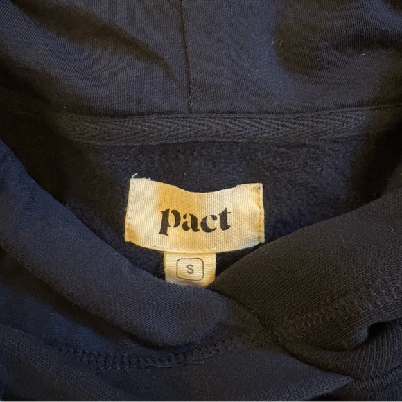 PACT Maritime Navy One For All Unisex Hoodie Size Medium Men's Women's NWOT - Picture 5 of 7